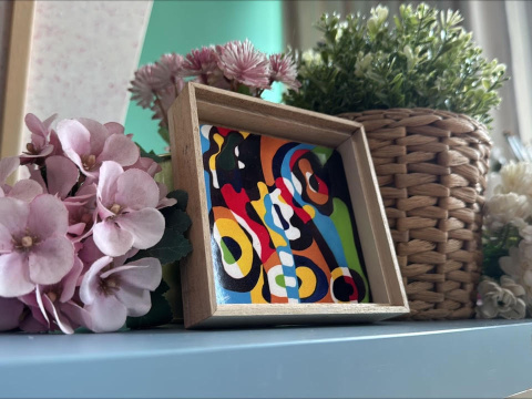 Art coaster theme “Eyes of a River”